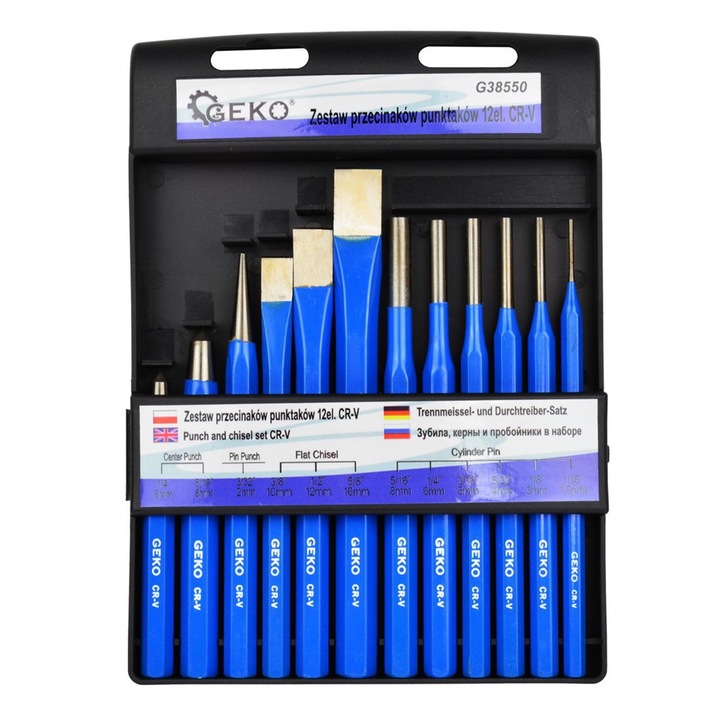 Set dalti si dornuri, GEKO, 12 piese