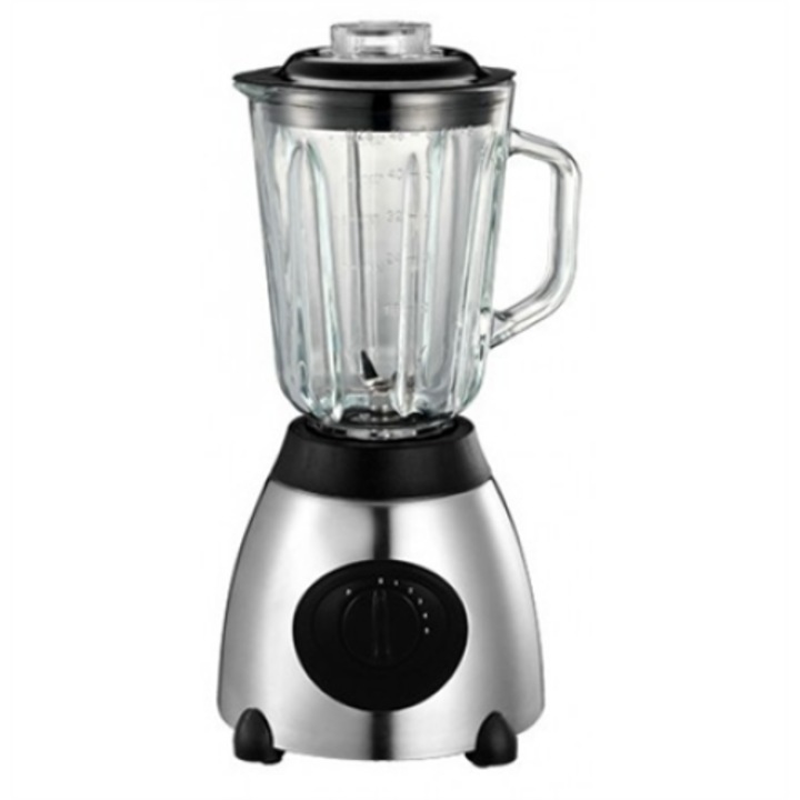 Блендер Adler, AD 4070, 600W, капацитет 1.5L, стъкло, черен/сребрист