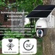 Camera de supraveghere video GAMYS® cu inregistrare 24/7, 20xZOOM, 5MP, 4G, Panou solar dublu de 20 wati, baterie incorporata de 30.000mAh, Card de memorie 64GB