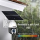 Camera de supraveghere video GAMYS® cu inregistrare 24/7, 20xZOOM, 5MP, 4G, Panou solar dublu de 20 wati, baterie incorporata de 30.000mAh, Card de memorie 64GB