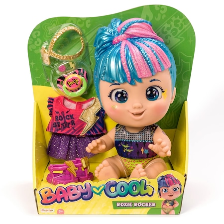 Papusa Baby Cool, Roxie Rocker, Magic Box, Accesorii, Plastic ...