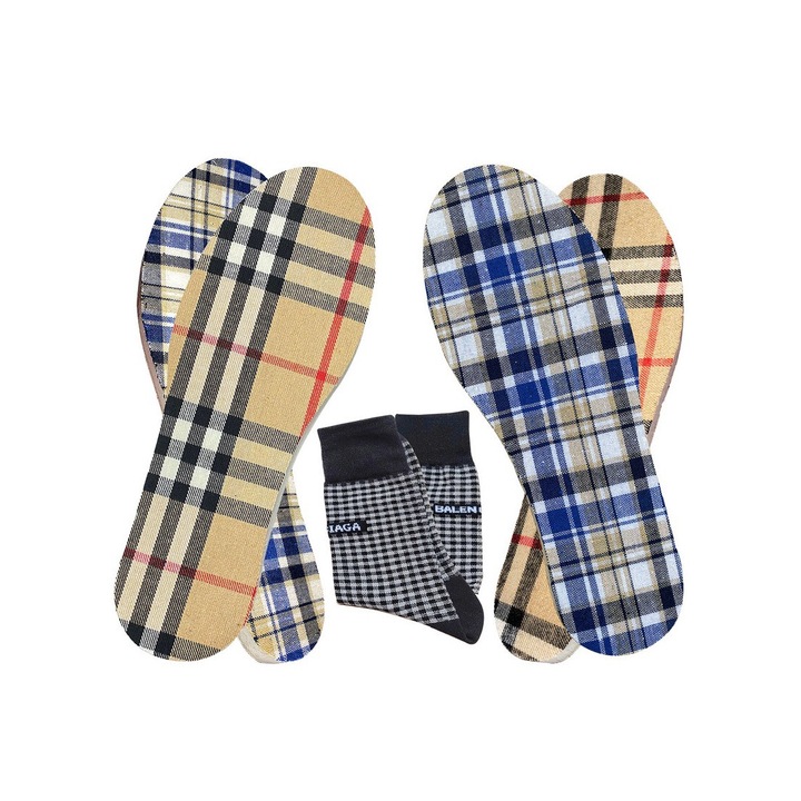 Set Sosete si Branturi din Spuma de memorie, multicolor, 34-38 EU