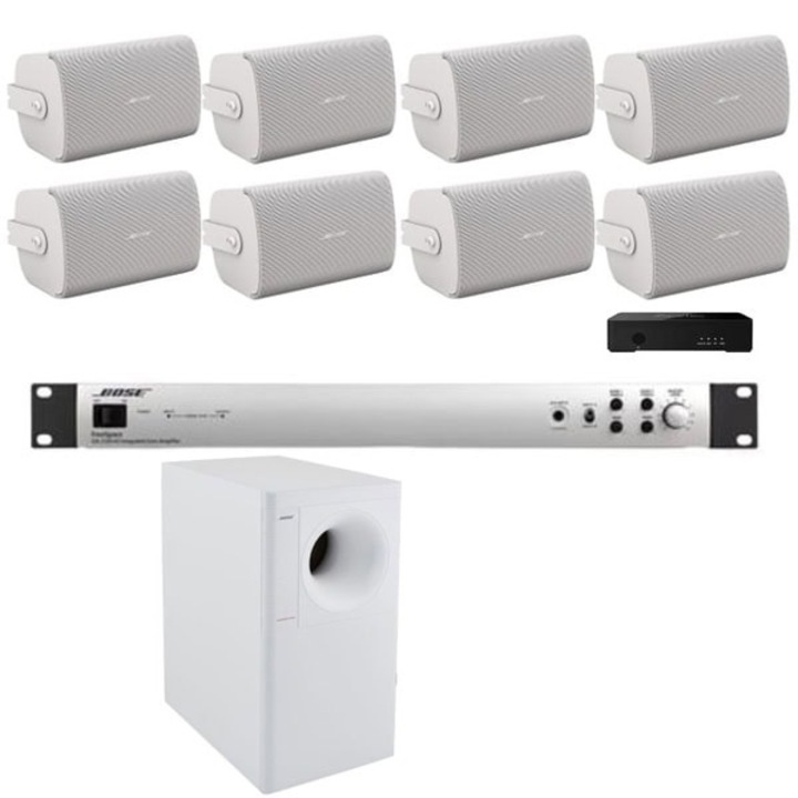 Sistem Audio Profesional BOSE 8x FS2SE + Subwoofer + Wi-fi