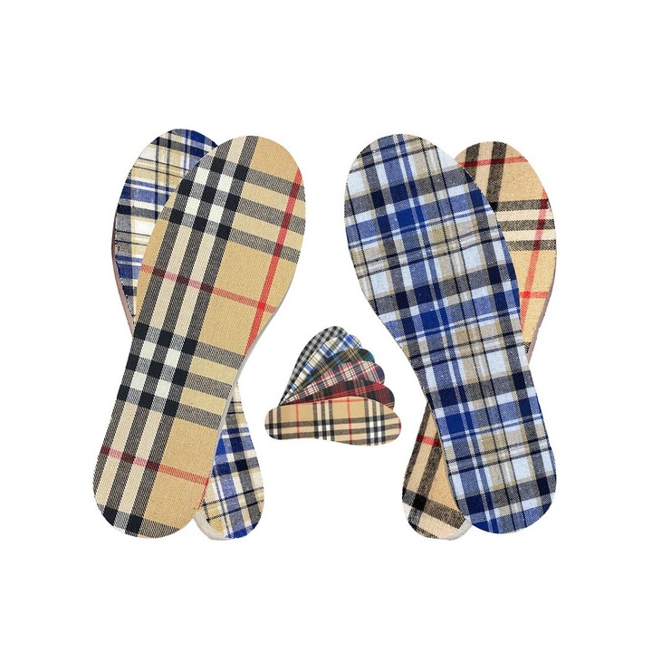 Branturi Pantofi talpic Pad Patfus Picior pentru Adidasi si Incaltaminte cu Spuma Memorie, Pernite Antisoc ortopedice Branturi Pad pentru Pantofi, Ciorapi Soseta Sosete cu Tartan Model in Carouri de Craciun pentru Femei,, multicolor, 36-25 EU