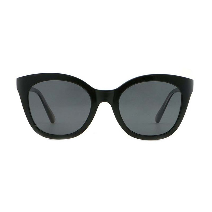 Ochelari de soare pentru femei, lentile rotunde polarizate HD, dimensiuni mari, UV400, negru, PU Case pentru ochelari, panza pentru ochelari, surubelnita pentru ochelari