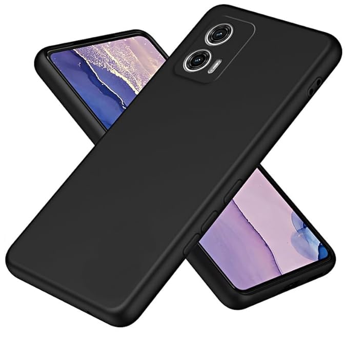 Husa Silicon TPU G-Tech Liquid, Compatibil cu Motorola Edge 50 Fusion, din silicon, Negru