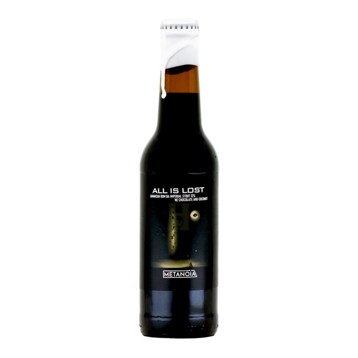 Bere artizanala Metanoia - All is lost: Jamaican Rum BA, Imperial Stout, 12%, 330 ml