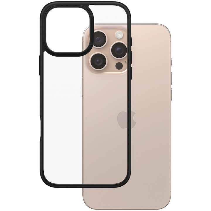 Предпазен калъф PanzerGlass HardCase за iPhone 16 Pro Max, Черен