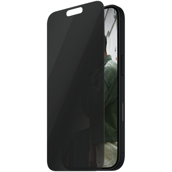 Folie de protectie Sticla PanzerGlass Safe Privacy UWF pentru iPhone 16