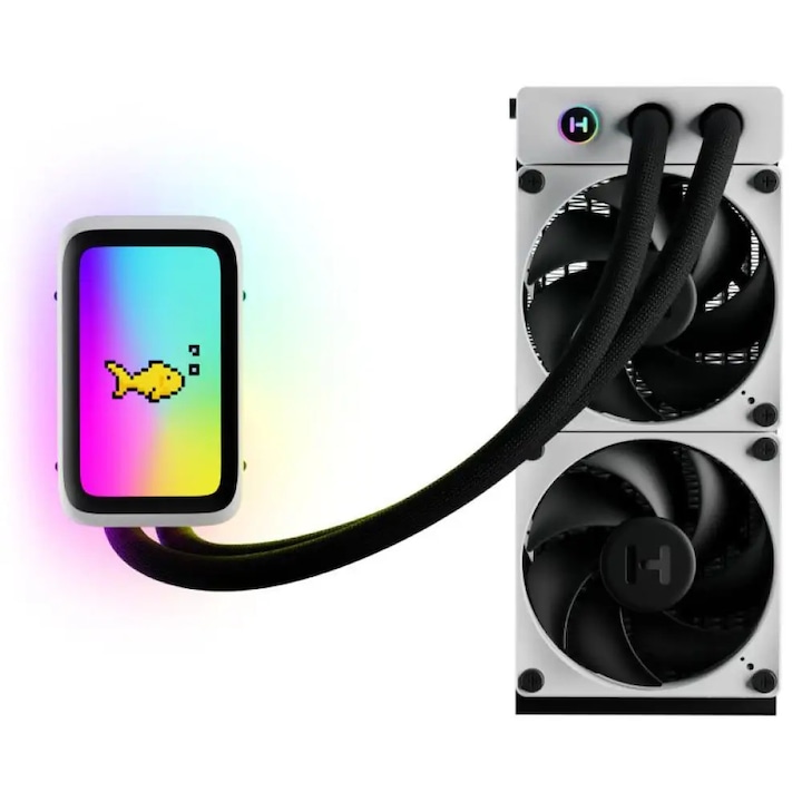 Cooler procesor HYTE THICC Q60 cu Display LCD