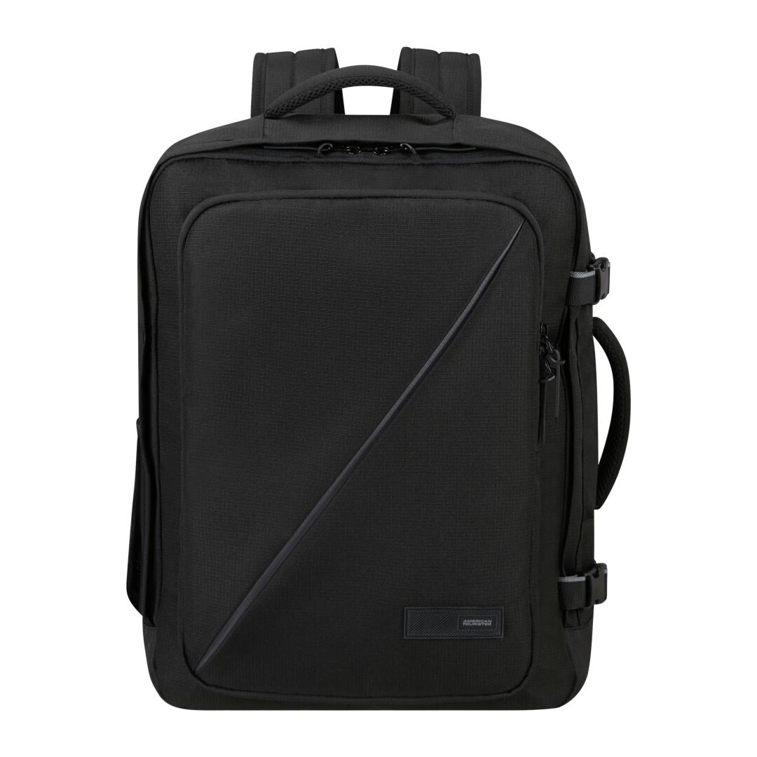 Rucsac casual pentru laptop, American Tourister, Take2Cabin M, Textil, 15.6", Negru, 248248