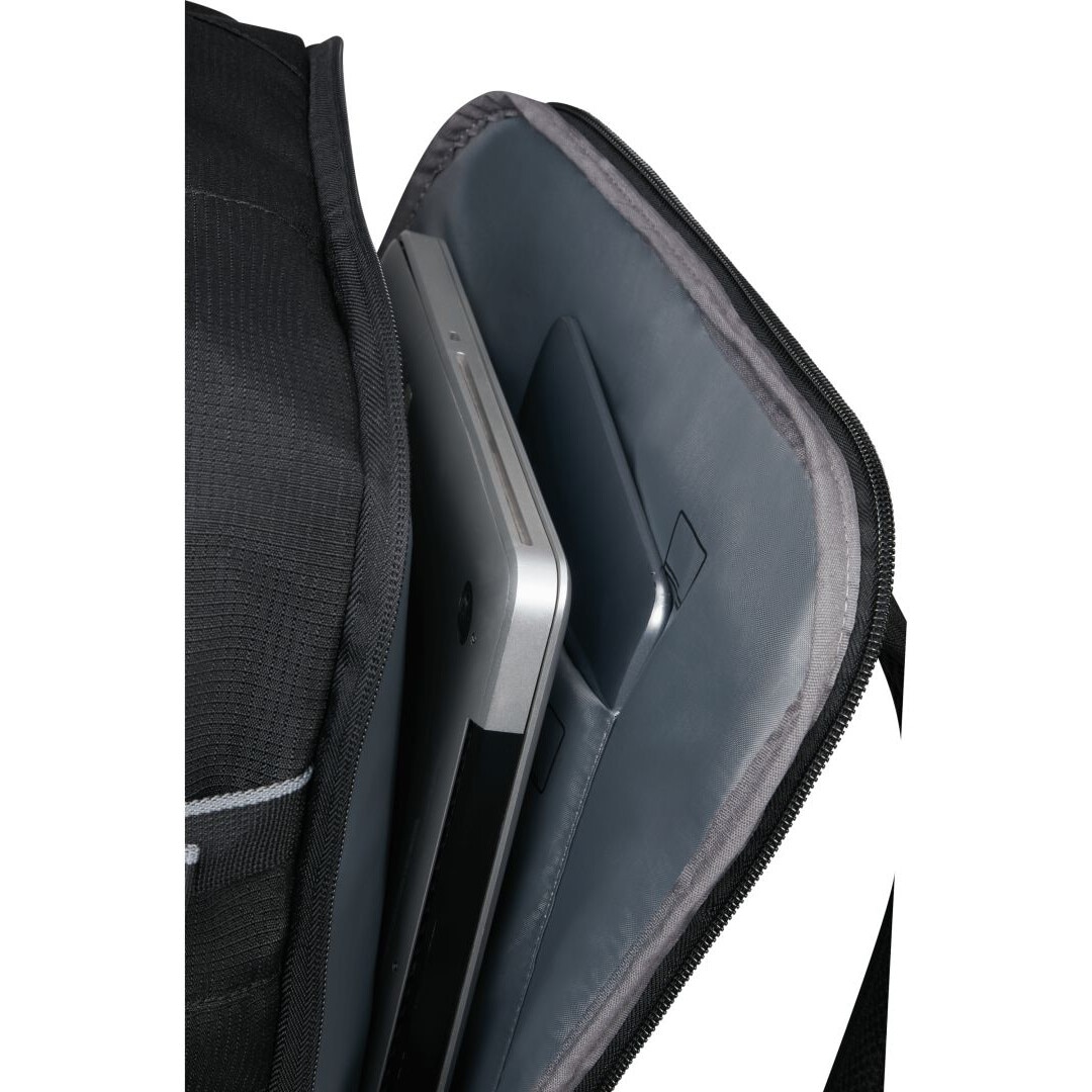 Rucsac casual pentru laptop, American Tourister, Take2Cabin M, Textil, 15.6", Negru, 248248