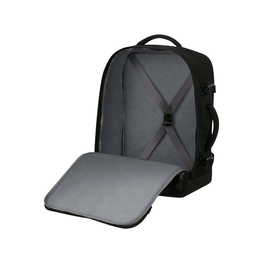 Rucsac casual pentru laptop, American Tourister, Take2Cabin M, Textil, 15.6", Negru, 248248