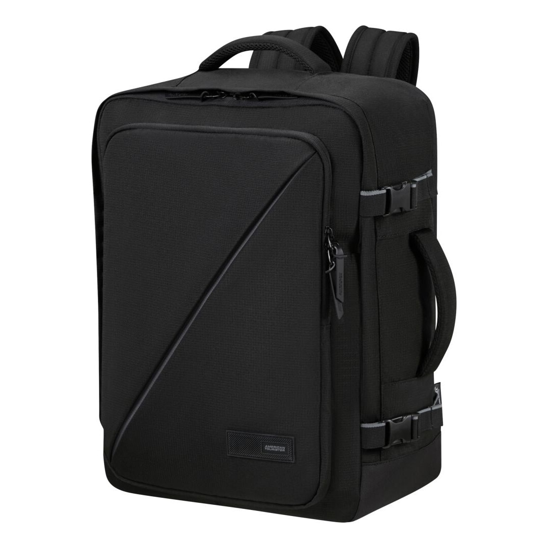 Rucsac casual pentru laptop, American Tourister, Take2Cabin M, Textil, 15.6", Negru, 248248