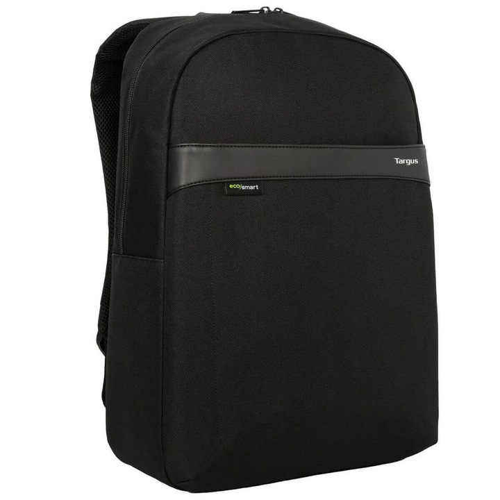 Rucsac laptop Targus GeoLite EcoSmart Essentials 16", textil, negru, 432x165x330mm