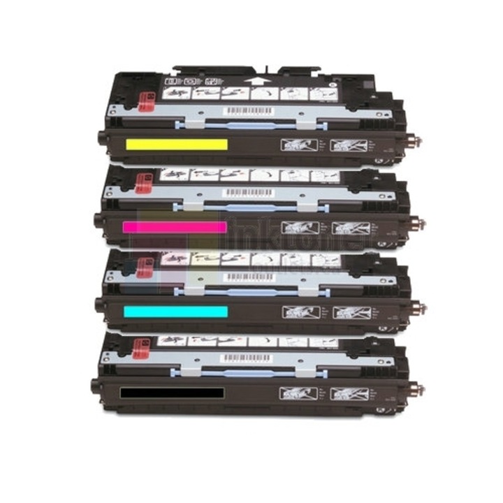 NEW-TON, 4 db Q2670A tonerkészlet fekete, kék, piros, sárga, 18000 oldal kompatibilis színes LaserJet 3500 / Color LaserJet 3500 N / Color LaserJet 3500 sorozat / 3550 N / színes LaserJet 3700 / Color LaserJet N / Color D / T / 3700J /370J