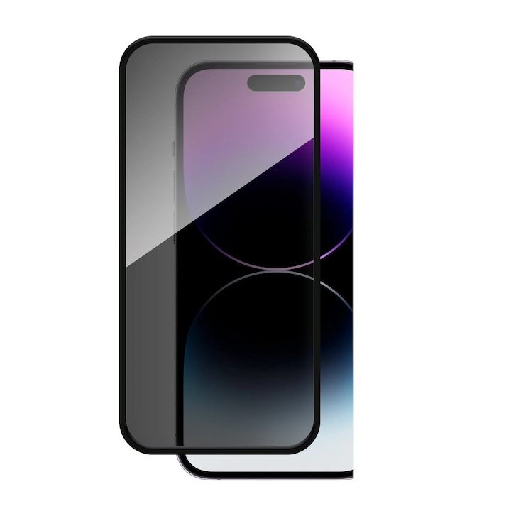 Протектор WOZINSKY Privacy, стъклен, съвместим с iPhone 16 Pro Max Black