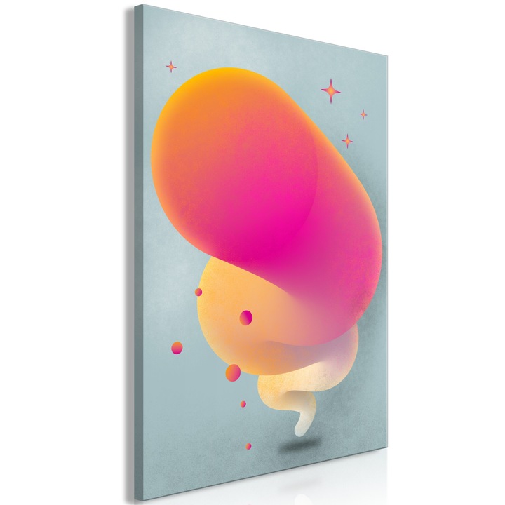 Artgeist vászonkép, Prémium nyomat - Pink Streak, 1 részes, Függőleges - 60 x 90 cm