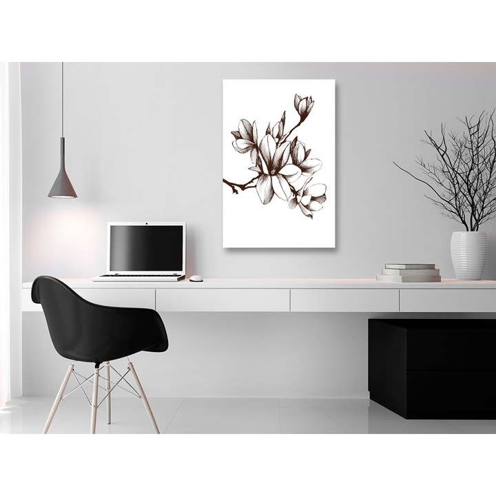 Картина Artgeist, Италианско платно - Ренесансови магнолии, 1 част, Вертикална - 40 x 60 см