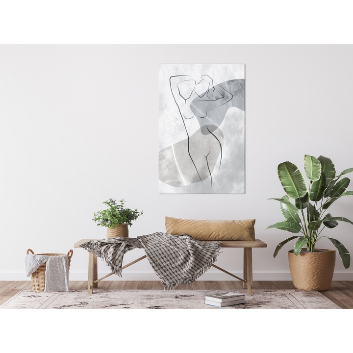 Artgeist vászonkép, Prémium nyomat - Pihenő múzsa, 1 darabos, Függőleges - 80 x 120 cm