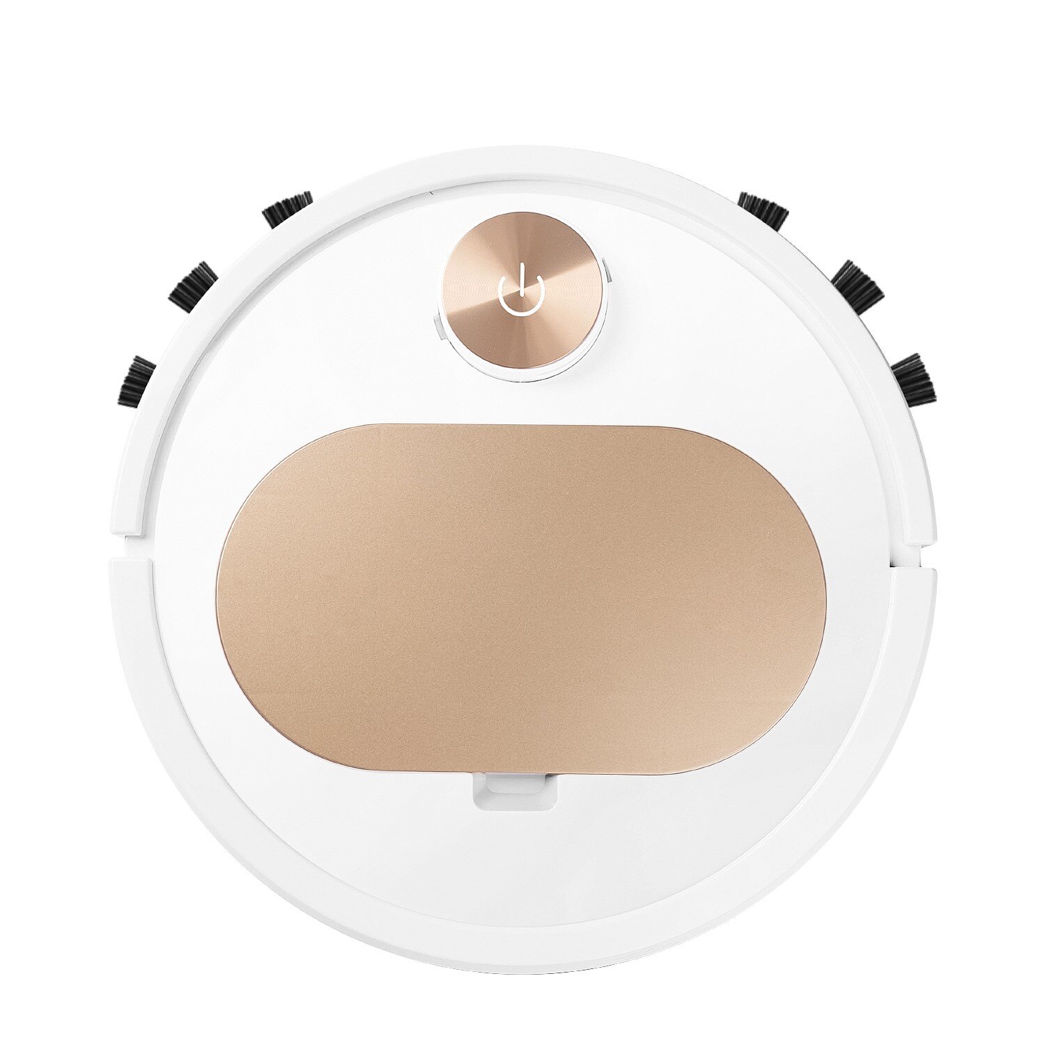 Aspirator robot smart, control app, 35x35x6.8cm, auriu argintiu