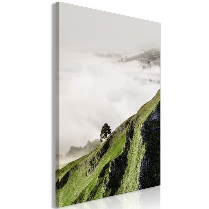 Tablou canvas Artgeist, Premium print - Tree Above Clouds, 1 piesa, Vertical - 80 x 120 cm