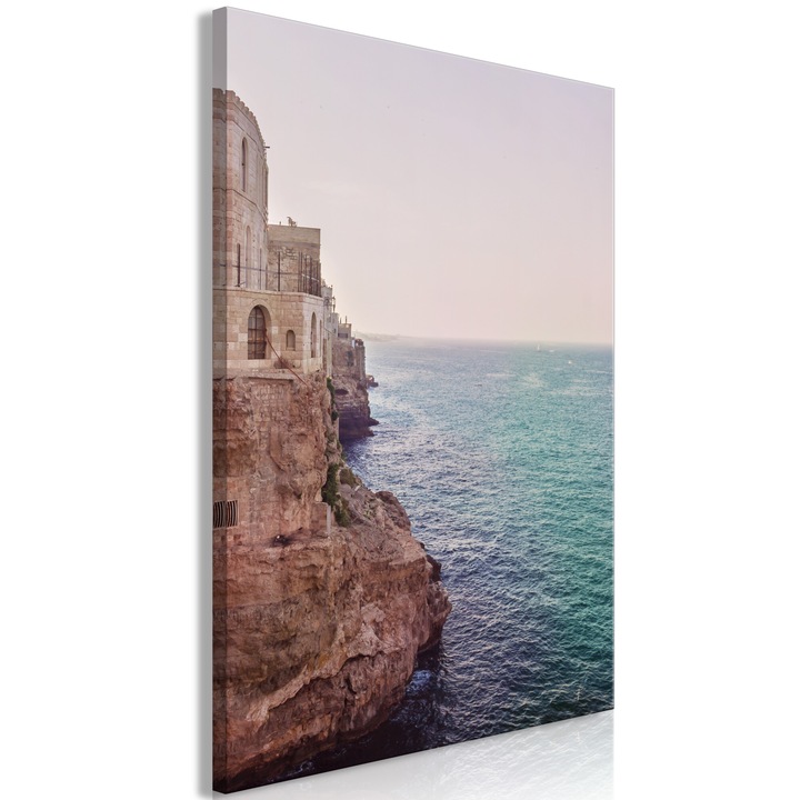 Картина Artgeist, Италианско платно - Тюркоазено крайбрежие, 1 част, Вертикална - 80 x 120 см