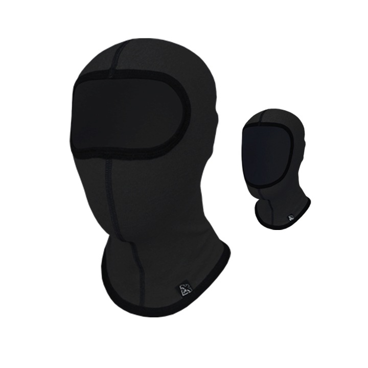 Balaclava termoactiva pentru copii, SILVERSC, Rough Radical, 92835654, Fitness, Fotbal, Ski, Trekking, Snowboarding, Handbal, Baseball, Camping, Box, Paintball, Triatlon, Tenis, Bumbac, Negru, 152-158 CM