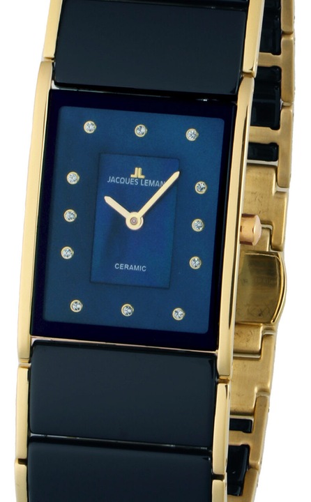 Jacques Lemans 1-1940L Dublin Ceramic ladies 24 x 28 mm