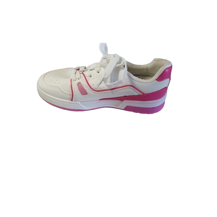 Pantofi sport dama, alb/roz, Alb