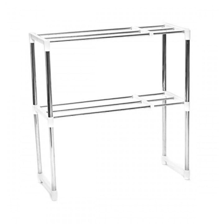 Többfunkciós kihúzható polc mikrohullámú sütőhöz, konyhába, irodába vagy fürdőszobába