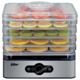 Deshidrator de alimente, Sillar, 240 W, control digital, 5 tavi inox BPA Free, ventilator, timer, 35-70 °C