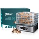 Deshidrator de alimente, Sillar, 240 W, control digital, 5 tavi inox BPA Free, ventilator, timer, 35-70 °C