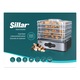 Deshidrator de alimente, Sillar, 240 W, control digital, 5 tavi inox BPA Free, ventilator, timer, 35-70 °C