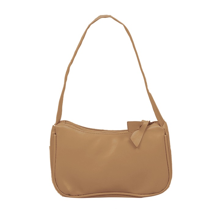 Jormftte válltáska, nagy kapacitású, PU anyag, khaki