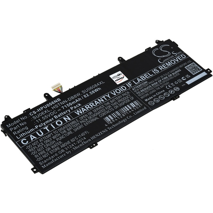 Acumulator Powery compatibil HP Spectre X360 15-df0126ng, Spectre X360 15-df0106ng, model SU06XL