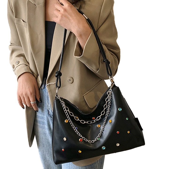 Jormftte női válltáska, vízálló PU bőr, elegáns design, többszínű, egy méret