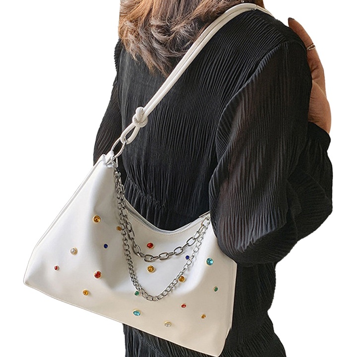 Jormftte női válltáska, vízálló PU bőr, elegáns design, többszínű, egy méret