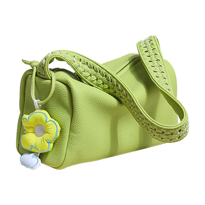 Jormftte női táska, sárga, nagy kapacitású, egyszerű design, medállal, univerzális méret