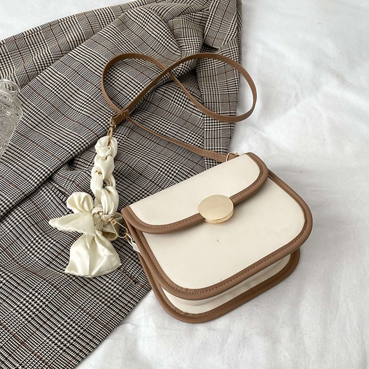 Jormftte válltáska, elegáns, sálpánttal, barna, egy méret