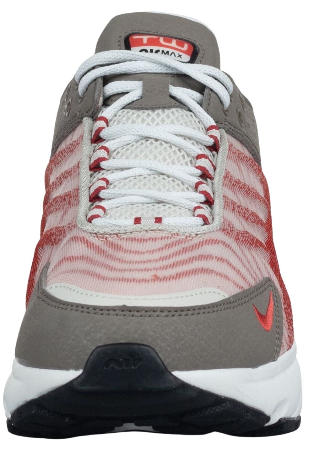 Tenisi barbati, Nike Air Max Tw, piele naturala, gri/rosu, 40 EU