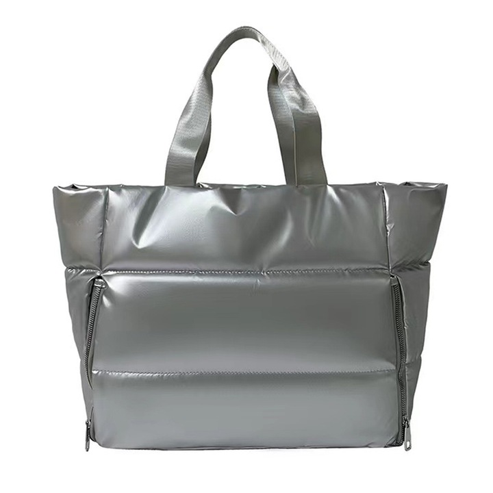 Jormftte válltáska, nagy kapacitású, vízálló, ezüstszínű, univerzális méret