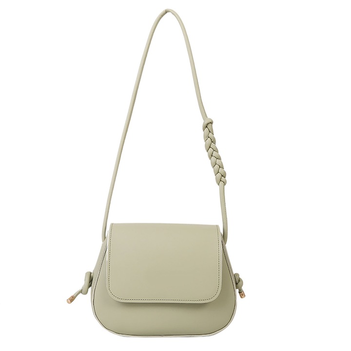 Jormftte kis válltáska, többfunkciós, PU bőr, zöld, univerzális méret