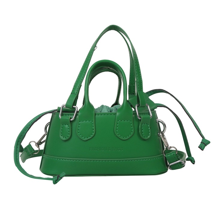 Jormftte női táska, PU bőr, zöld, nagy kapacitású, állítható pánt