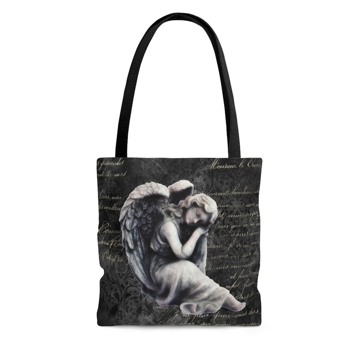 Jormftte válltáska, Gothic Angel modell, újrafelhasználható, kicsi, strandra, sokszínű.