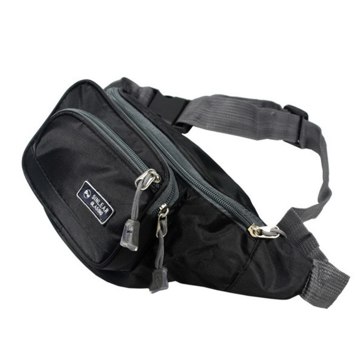 Jormftte sporttáska, többszínű, 21.6x10.7x5.1cm, fő rekesszel és két elülső zsebbel