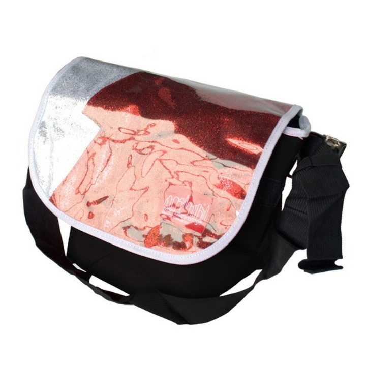 Jormftte többfunkciós válltáska, fekete, 14,5x10x8 hüvelyk, tépőzáras záródással, állítható pánttal