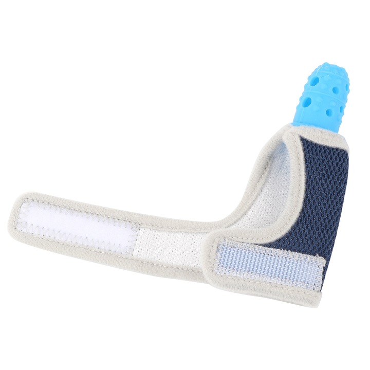 Fogzási játék, Jormftte, szilikon cumi, állítható, vegyszermentes, kék