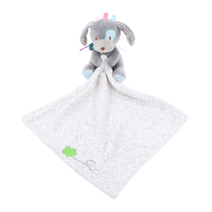 Jormftte baba biztonsági takaró, kutyus design, puha anyag, mosható, 70x100cm