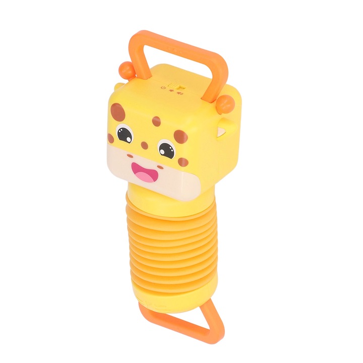 Jormftte zenélő, korai fejlesztő játék, állatos harmonika, éjszakai fény, 30x15cm